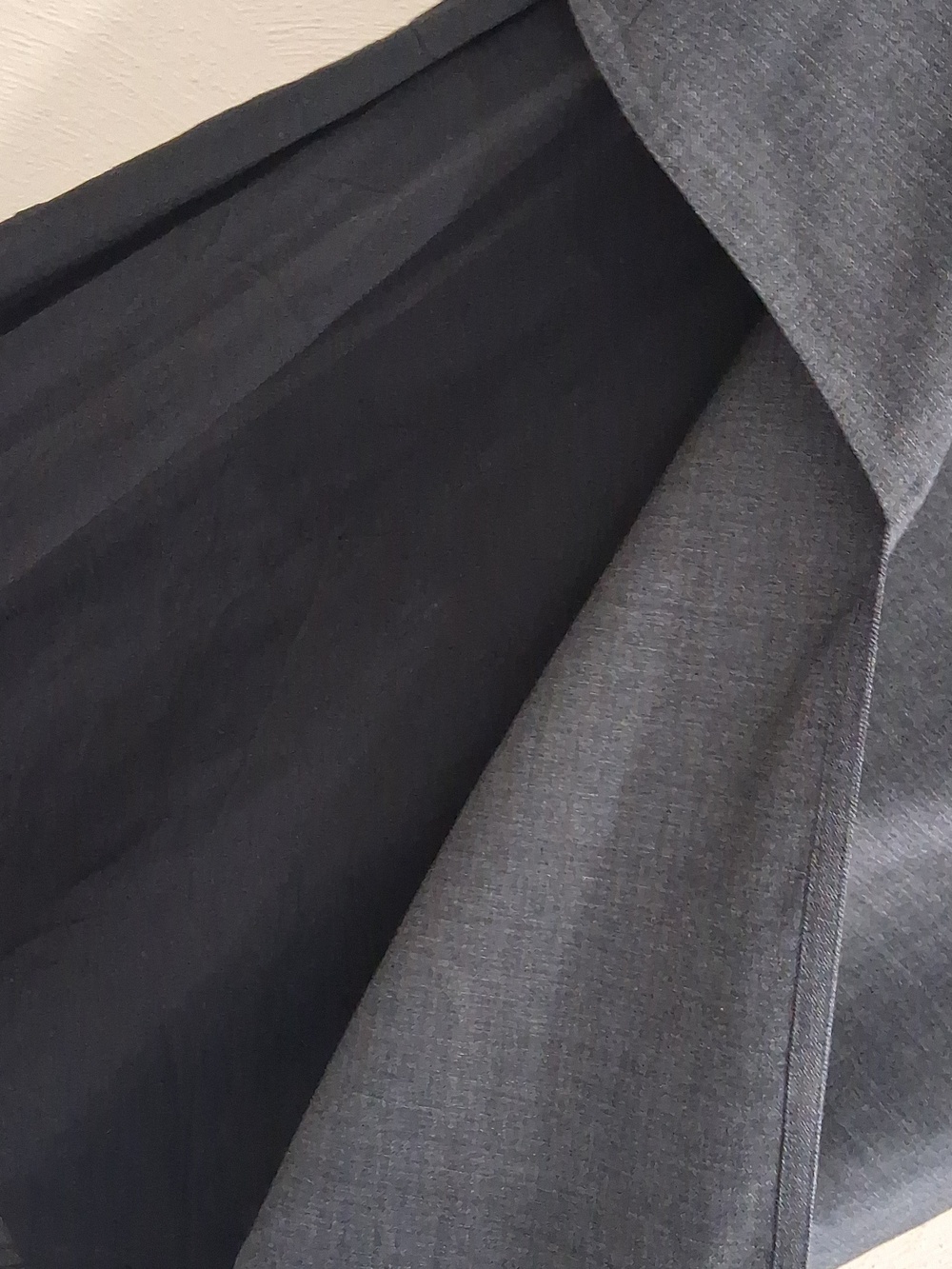 Versace womens Charcoal Black Skirt with Gold Stitching Detail. Made in Italy - Picture 9 of 10